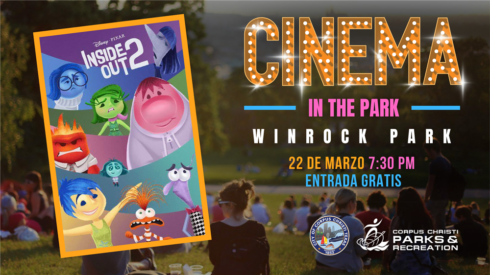 Cinema in the Park at Winrock Park on March 22 at 7:30 p.m. Entrance is free!